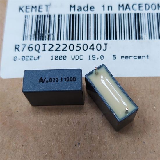 R76QI22205040J 22NF 1000V 15 0.05 KEMET POLYESTER KONDANSATÖR resmi