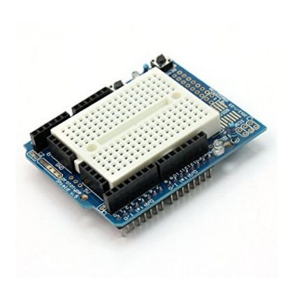 Mini Breadboardlu Arduino UNO R3 Proto Shield Kiti resmi