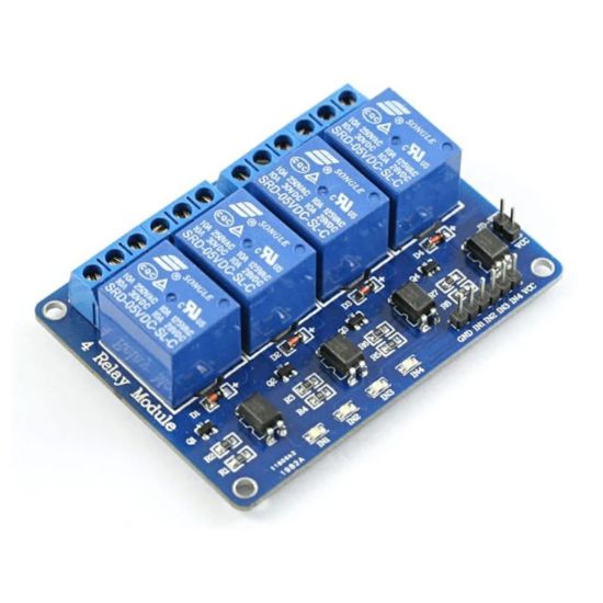 4 Way 5V Relay Module - 4 lü 5V Röle Kartı resmi