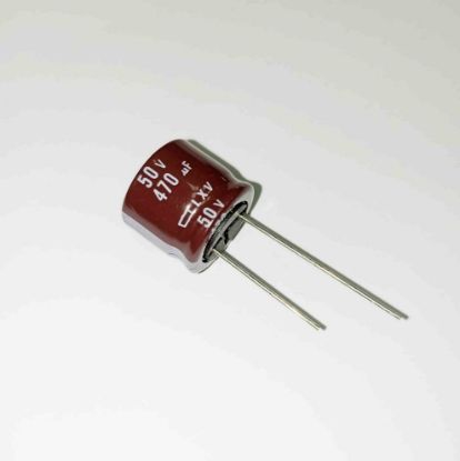 470MF 50V 17x15 105' NİPPON ELKO KONDANSATÖR resmi