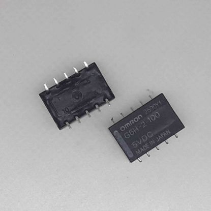 G6H-2-100 5V 2C 10PIN OMRON Mini RÖLE resmi