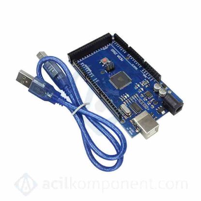 Arduino MEGA2560 R3 Klon -USB Kablo Hediyeli -(USB resmi