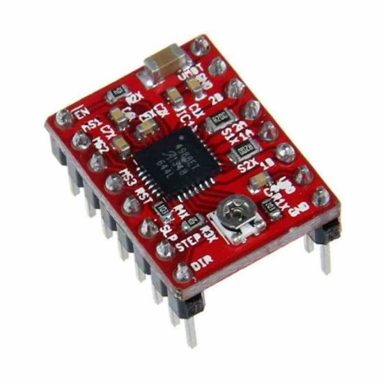 A4988 Step Motor Sürücü Kartı (Kırmızı PCB) resmi