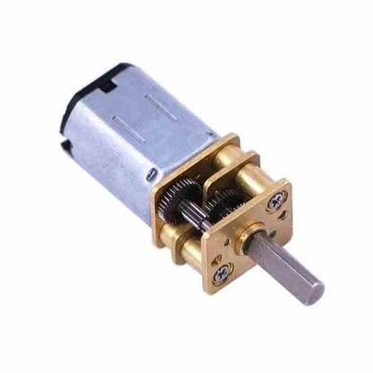 Metal Redüktörlü Mikro Motor 500RPM 1:50 N20 DC12V resmi