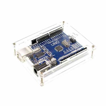 Arduino UNO R3 Pleksi Kutu resmi