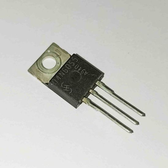 04N60S5 4A 600V TO220 MOSFET TRANSİSTÖR resmi