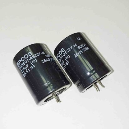 b43501b6227m-220mf-500v-30x40-85-epcos-elko-kondansatör resmi