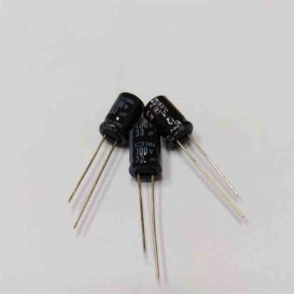 SMG100VB33M 33MF 100V 8x11.5 105  NIPPON ELKO KONDANSATÖR resmi