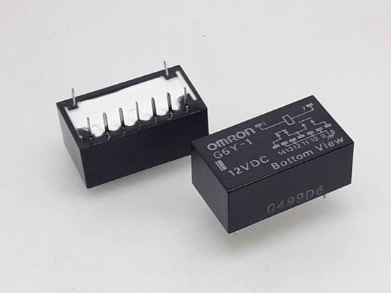 G5Y-1 12V 0.5A 2C 9PIN OMRON GÜÇ RÖLE resmi