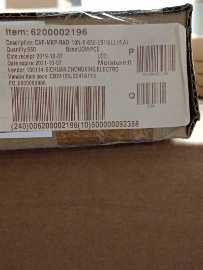 CB24103J2J41A201 10NF 630V 10mm %5 TRİMER KONDANSATÖR resmi