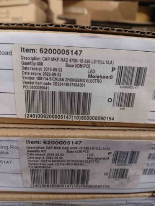 CB25474K2T60A301 470NF 520VDC 15mm TRİMER KONDANSATÖR resmi