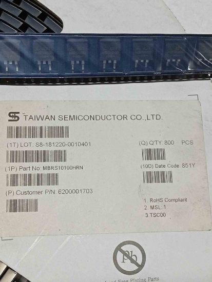 MBRS10100HRN 10A 100V DİYOT resmi