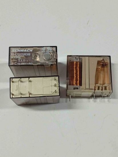 RP420F05 5V 10A 9PIN SCHRACK GÜÇ RÖLE resmi