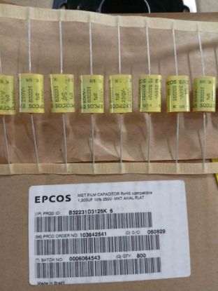 B32231D3125K006 1.2MF 250V AXIYEL KONDANSATÖR resmi