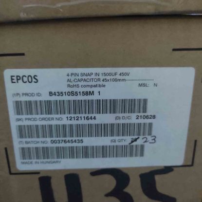 B43510S5158M1 1500MF 450V 4PIN  KONDANSATÖR resmi