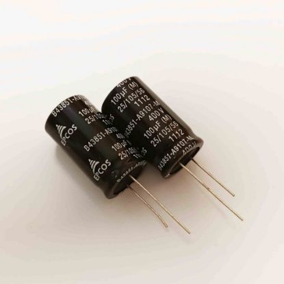 B43851A9107M 100MF 400V EPCOS ELKO KONDANSATÖR resmi