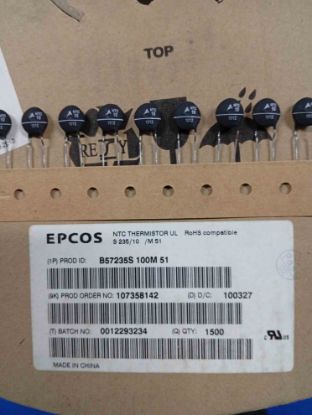 Picture of B57235S100M51 10R 7.5mm 2a Ntc