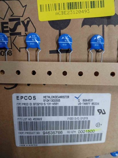 B72210-S131-K551 130VDC 10mm EPCOS VARİSTÖR resmi