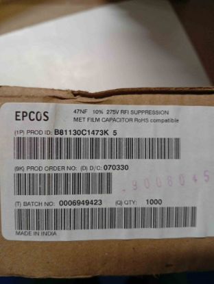 B81130C1473K 47NF 275VAC EPCOS TRİMER KONDANSATÖR resmi