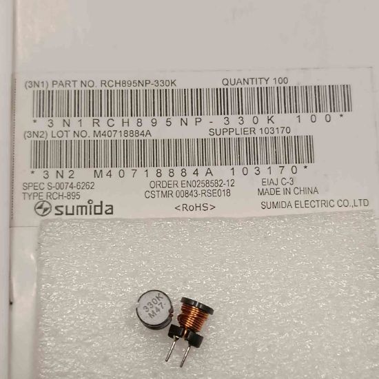 RCH895NP-330K 33uH 1,1A 8.3x8.3x9.5 KONDANSATÖR TİPİ BOBİN resmi
