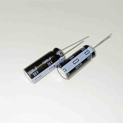 1500MF 35V  12x30 105 ELKO KONDANSATÖR resmi