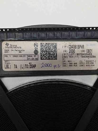 CD4081BPWR TEXAS ENTEGRELER resmi