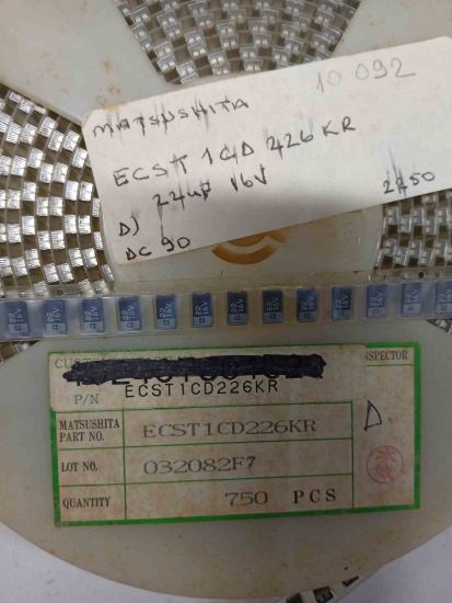 ECST1CD226KR 22MF 16V C SMD TANTAL KONDANSATÖR resmi