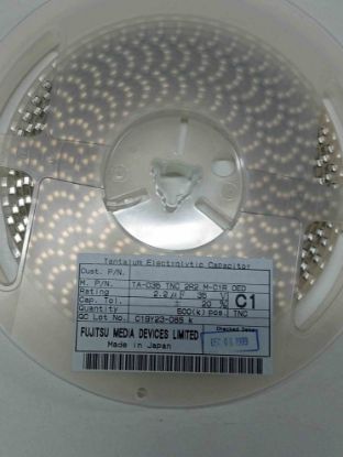 TA035TNC2R2MC1R 2,2MF 35V TANTAL FUJITSU TANTAL KONDANSATÖR resmi