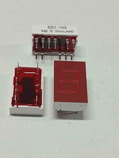 5082-7650 KIRMIZI 7 SEGMENT 1 DIJIT ANOT TRİMER DİSPLAY resmi