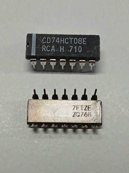 CD74HCT08E DIP RCA 74 SERİSİ ENTEGRELER resmi