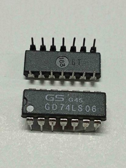 GD74LS06 DIP GS 74 SERİSİ ENTEGRELER resmi