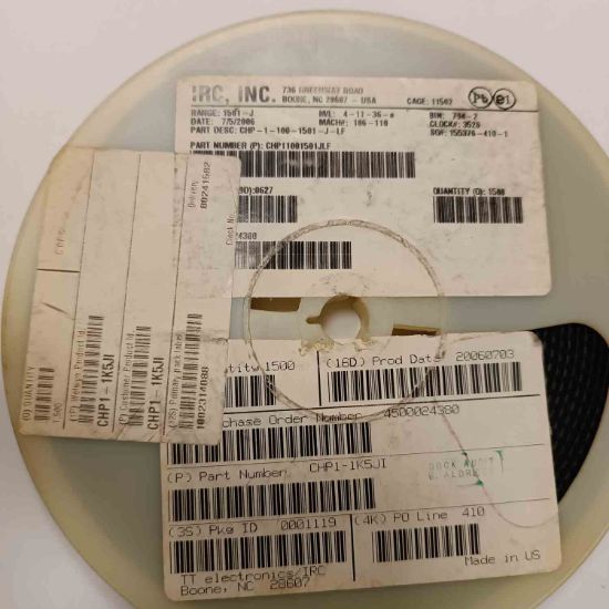 CHP11001501JLF 1K5 IRC,INC SMD DİRENÇ resmi