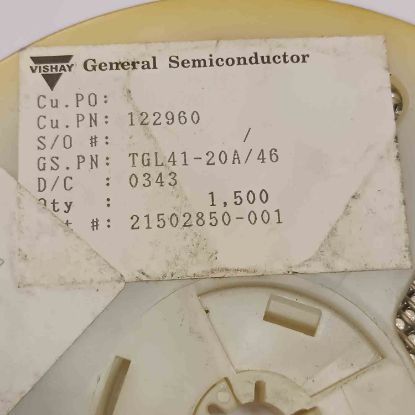 TGL41-20A/46 20V 400W DO-213AB VISHAY Transil DİYOT resmi