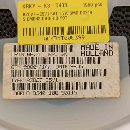 BZD27-C5V1 5V1 1.7W SMD DO219 SIEMENS DİYOT resmi