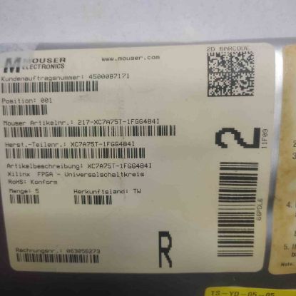 XC7A75T-1FGG484I resmi