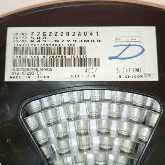 UUX2G2R2MNLAMVGS 2.2MF 400V resmi