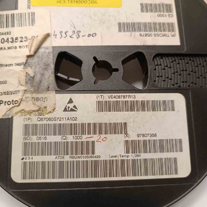 BSP615S2L 2.8A 55V SOT-223 SMD TRANSİSTÖR resmi
