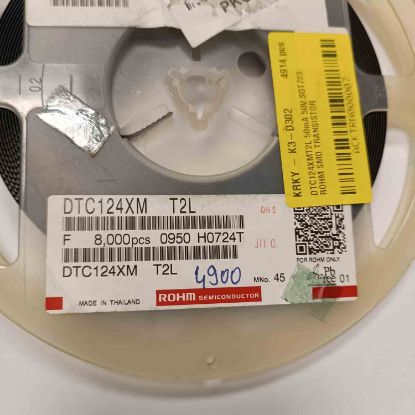 DTC124XMT2L 50mA 50V SOT723 ROHM SMD TRANSİSTÖR resmi