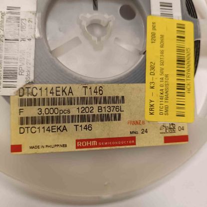 DTC114EKA 0.1A 50V SOT346 ROHM SMD TRANSİSTÖR resmi