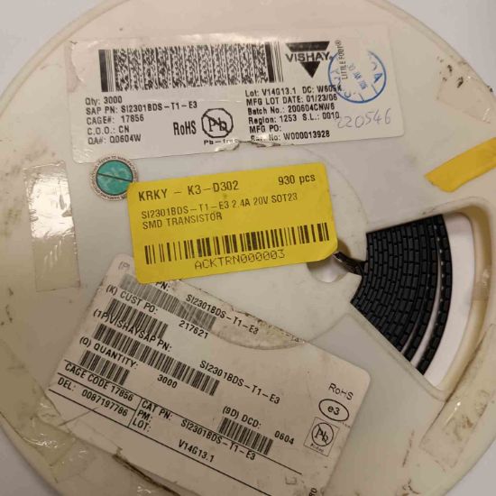 SI2301BDS-T1-E3 2.4A 20V SOT23  TRANSİSTÖR resmi