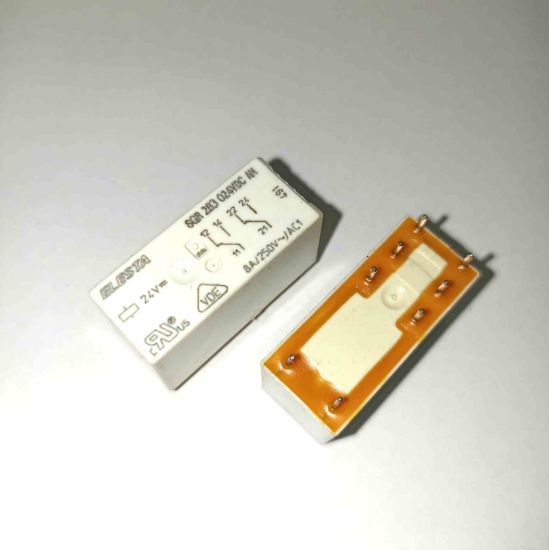 SGR 283 024VDC AN 24V 8A 2C 8PIN ELESTA GÜÇ RÖLE resmi