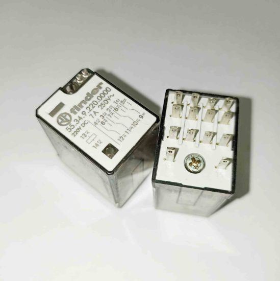 55.34.9.220.0000 220VDC 7A 4C 14PIN FINDER GÜÇ RÖLE resmi