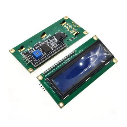 LCD1602 Haberleşmeli ara yüz kartlı IIC/I2C Mavi resmi