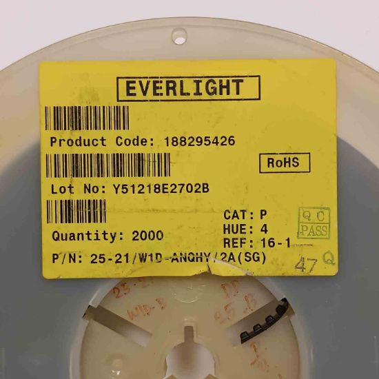 25-21/W1D-ANQHY/2A white 1206 50mcd 70deg SMD LITEON LED OPTO resmi