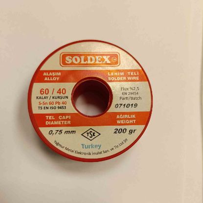 0,75mm 200gr Soldex Lehim Teli resmi