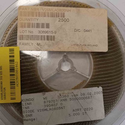 V26MLA0805NH 26V 805 805 VARİSTÖR resmi