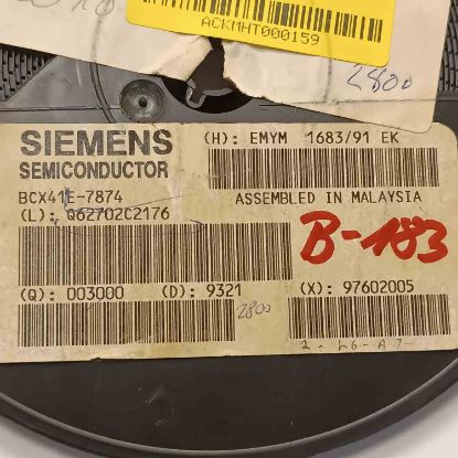 BCX41 0.8A 125V SOT23 ITT SMD TRANSİSTÖR resmi