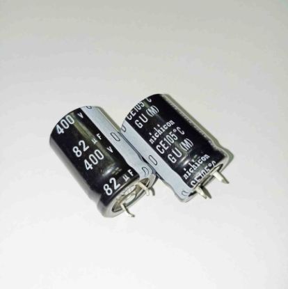 82MF 400V 18x30 105' SNAP NICHICON ELKO resmi
