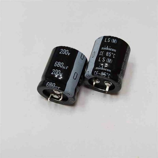 680MF 200V 25x30 NICHICON ELKO KONDANSATÖR resmi