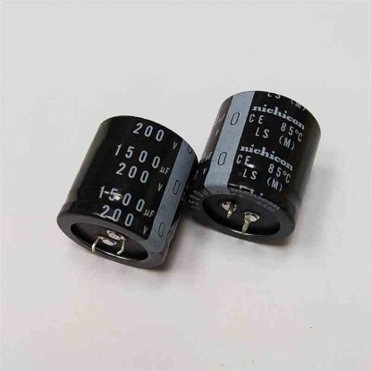 1500MF 200V 35x35 85 NICHICON ELKO KONDANSATÖR resmi